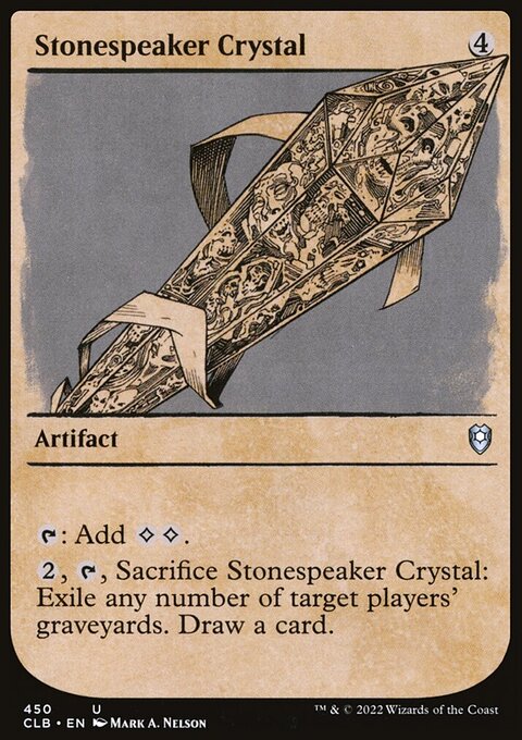 Stonespeaker Crystal (Showcase) [Commander Legends: Battle for Baldur's Gate]
