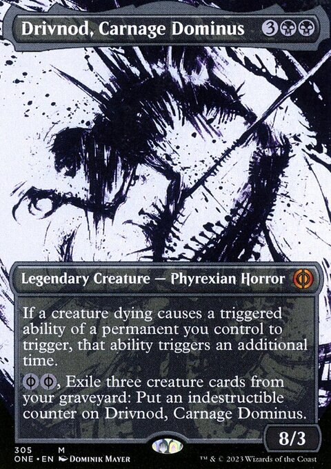 Drivnod, Carnage Dominus (Borderless Ichor) [Phyrexia: All Will Be One]
