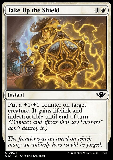 Take Up the Shield [Outlaws of Thunder Junction]