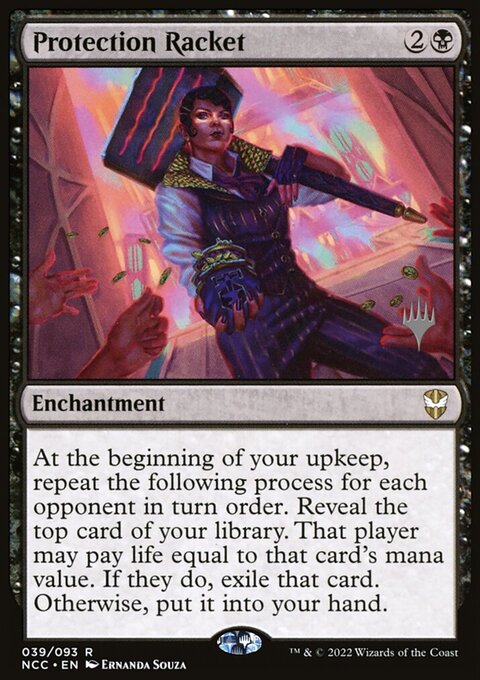 Protection Racket (Promo Pack) [Streets of New Capenna Commander Promos]