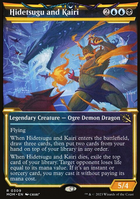 Hidetsugu and Kairi (Showcase Planar Booster Fun) [March of the Machine]