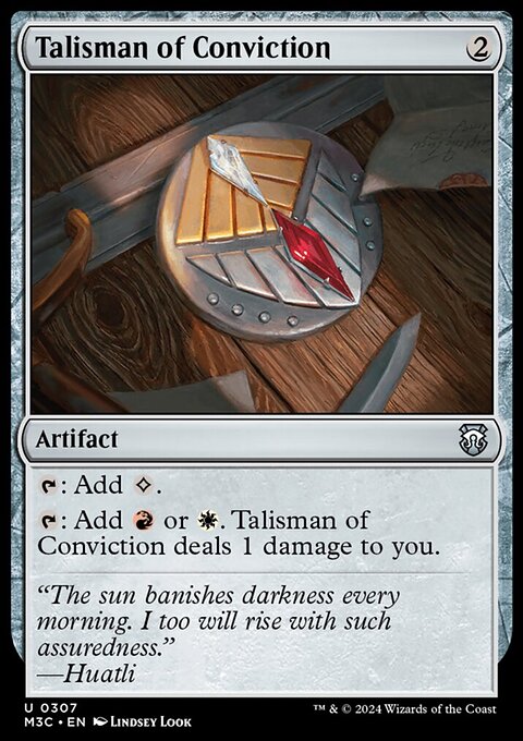 Talisman of Conviction [Modern Horizons 3 Commander]