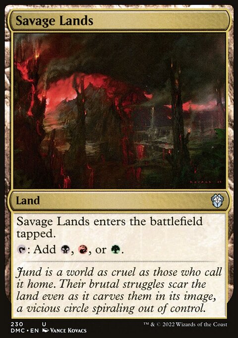 Savage Lands [Dominaria United Commander]
