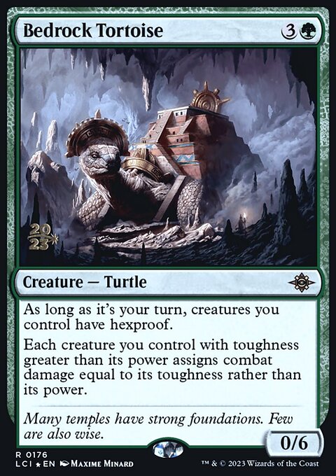 Bedrock Tortoise [The Lost Caverns of Ixalan Prerelease Cards]