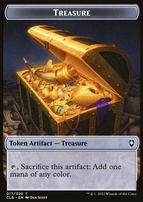 Treasure // Goat Double-Sided Token [Commander Legends: Battle for Baldur's Gate Tokens]
