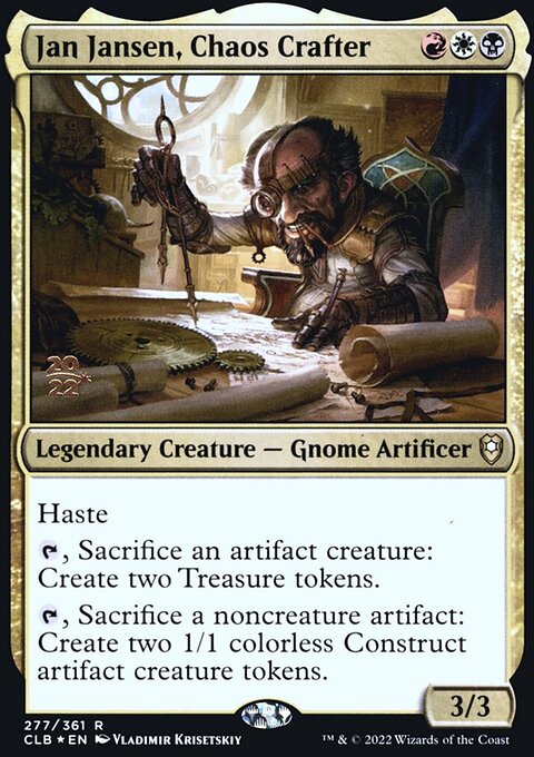 Jan Jansen, Chaos Crafter [Commander Legends: Battle for Baldur's Gate Prerelease Promos]