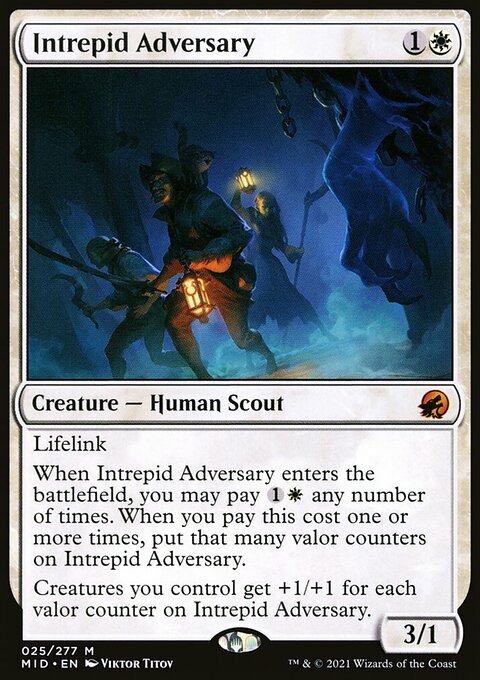 Intrepid Adversary [Innistrad: Midnight Hunt]