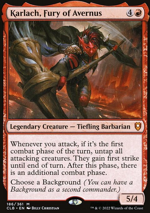 Karlach, Fury of Avernus [Commander Legends: Battle for Baldur's Gate]