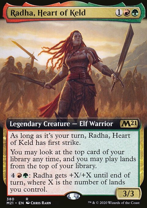 Radha, Heart of Keld (Extended Art) [Core Set 2021]