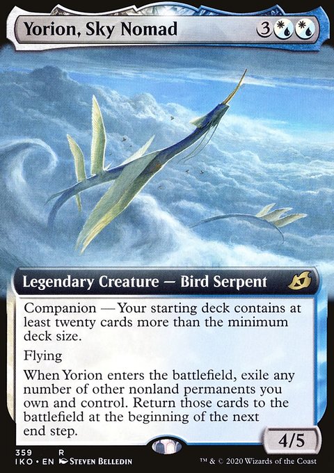 Yorion, Sky Nomad (Extended Art) [Ikoria: Lair of Behemoths]