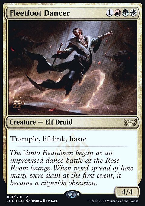 Fleetfoot Dancer [Streets of New Capenna Prerelease Promos]
