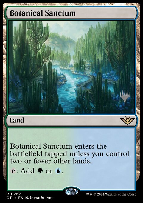Botanical Sanctum (Promo Pack) [Outlaws of Thunder Junction Promos]