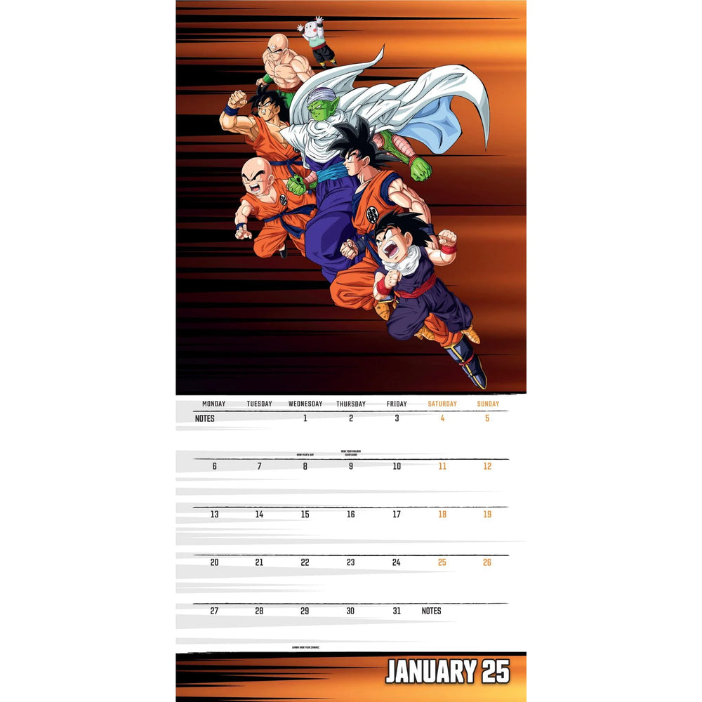 Dragonball Z - 2025 Square Wall Calendar