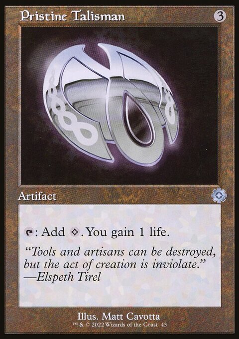 Pristine Talisman (Retro) [The Brothers' War Retro Artifacts]