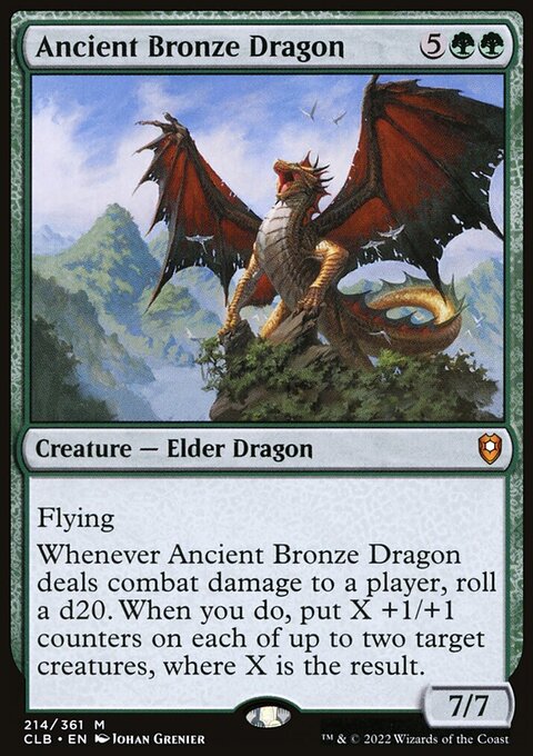 Ancient Bronze Dragon [Commander Legends: Battle for Baldur's Gate]