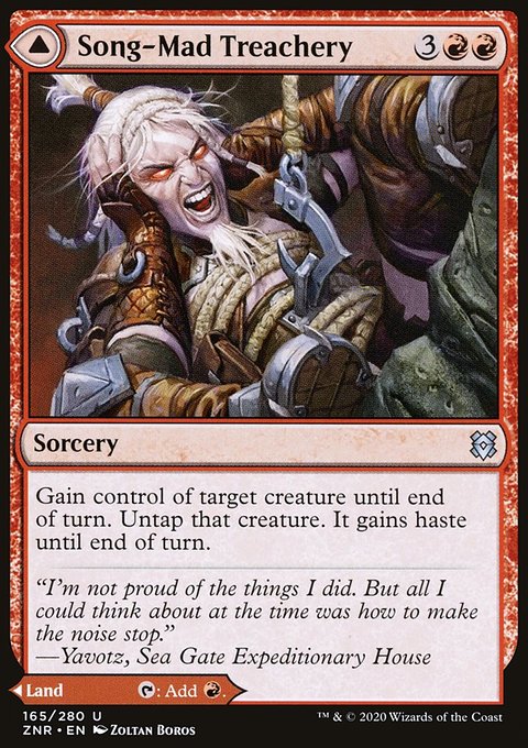 Song-Mad Treachery // Song-Mad Ruins [Zendikar Rising]