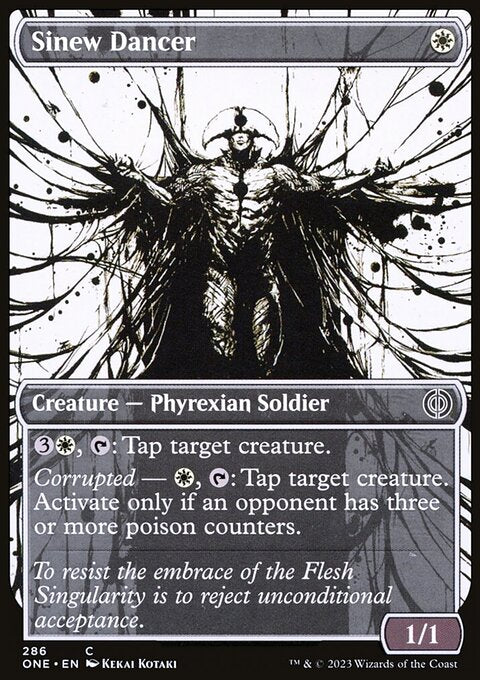 Sinew Dancer (Showcase Ichor) [Phyrexia: All Will Be One]