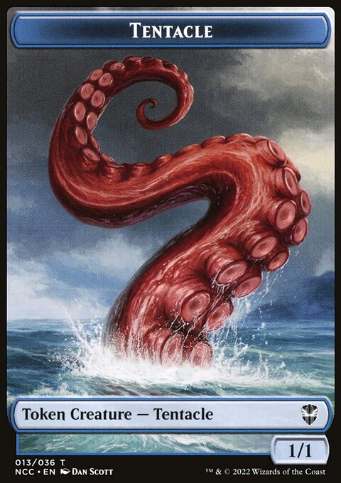 Tentacle // Champion of Wits Double-Sided Token [Streets of New Capenna Commander Tokens]