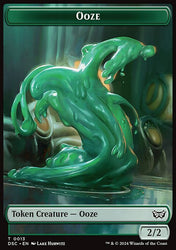 Insect (0012) // Ooze (0013) Double-Sided Token [Duskmourn: House of Horror Commander Tokens]