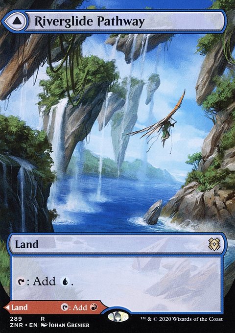 Riverglide Pathway // Lavaglide Pathway (Borderless Alternate Art) [Zendikar Rising]