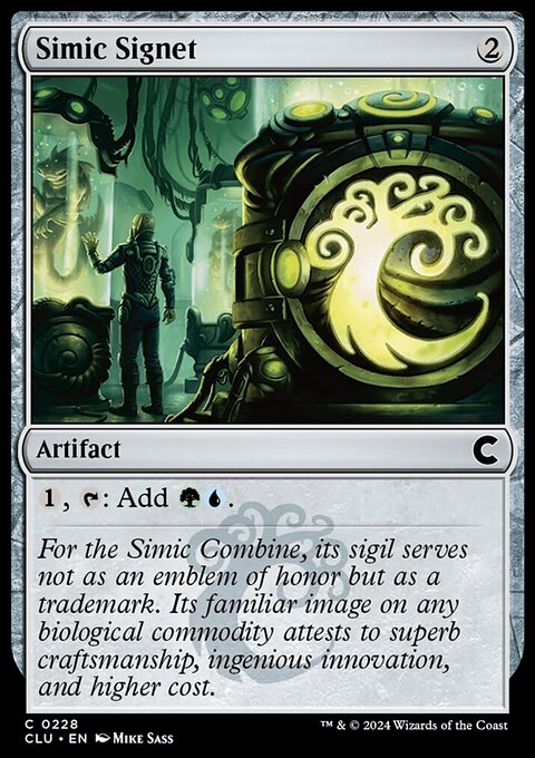 Simic Signet [Ravnica: Clue Edition]