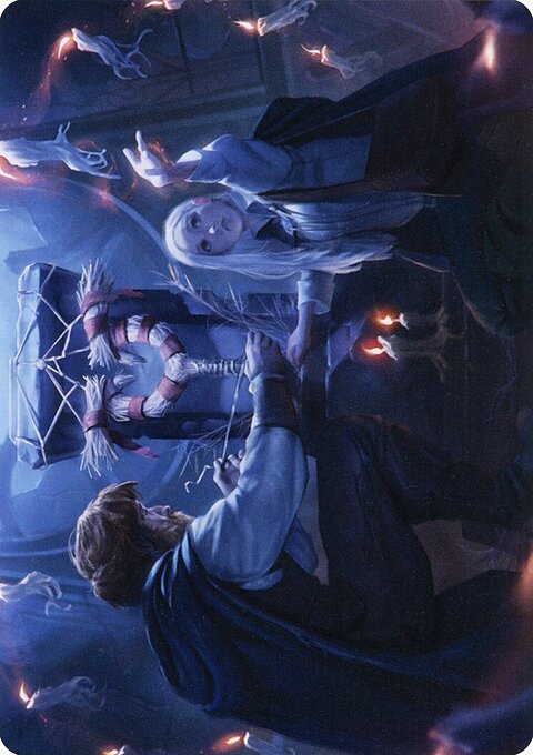 Faithful Mending Art Card [Innistrad: Midnight Hunt Art Series]