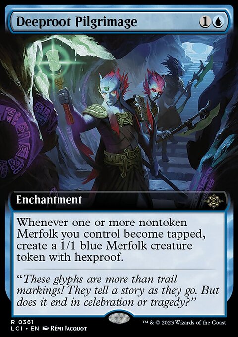 Deeproot Pilgrimage (Extended Art) [The Lost Caverns of Ixalan]