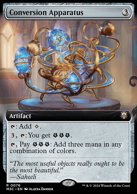 Conversion Apparatus (Extended Art) (Ripple Foil) [Modern Horizons 3 Commander]
