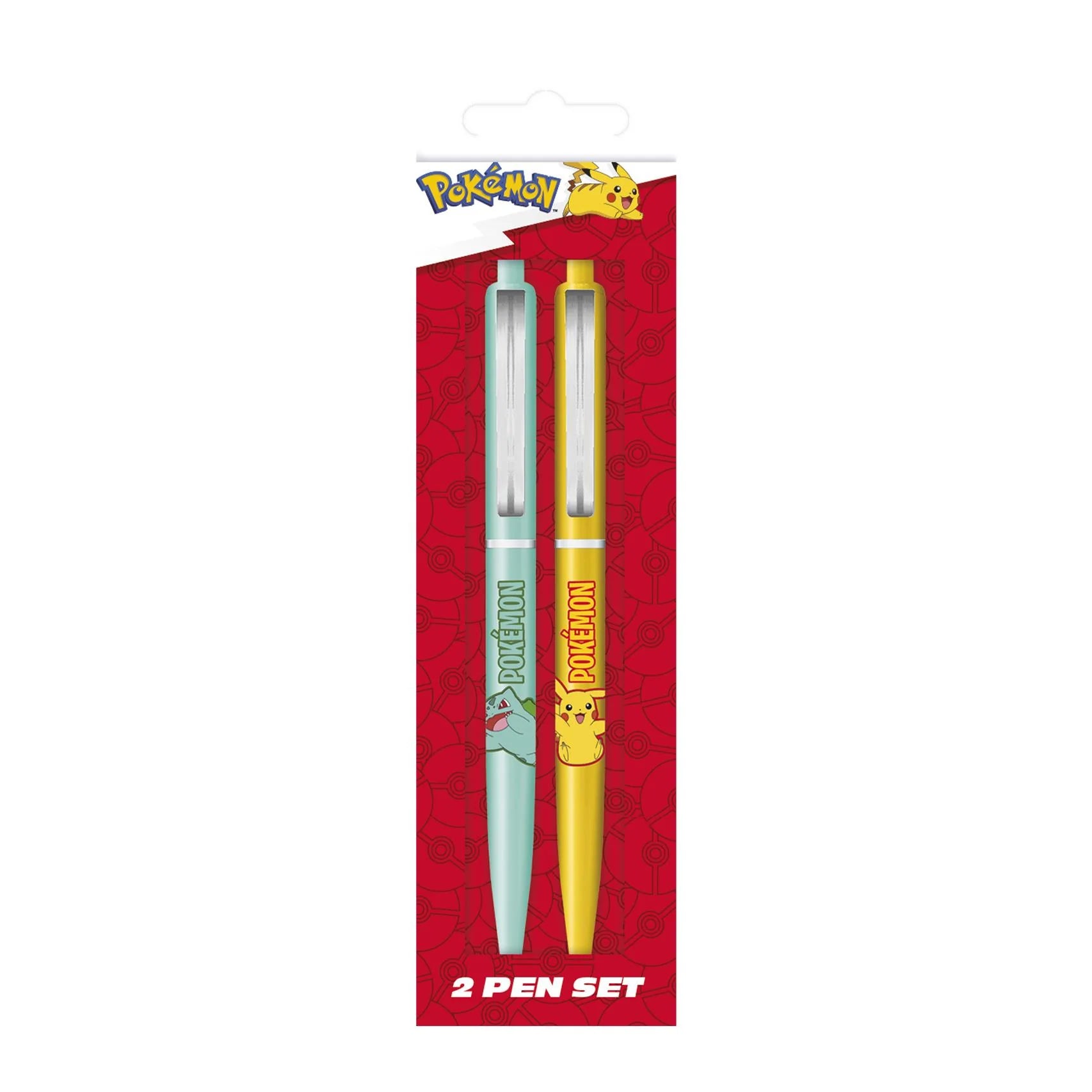 Pokemon - Yellow & Blue - 2 Pen Set