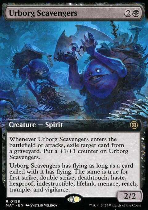 Urborg Scavengers (Extended Art) [March of the Machine: The Aftermath]