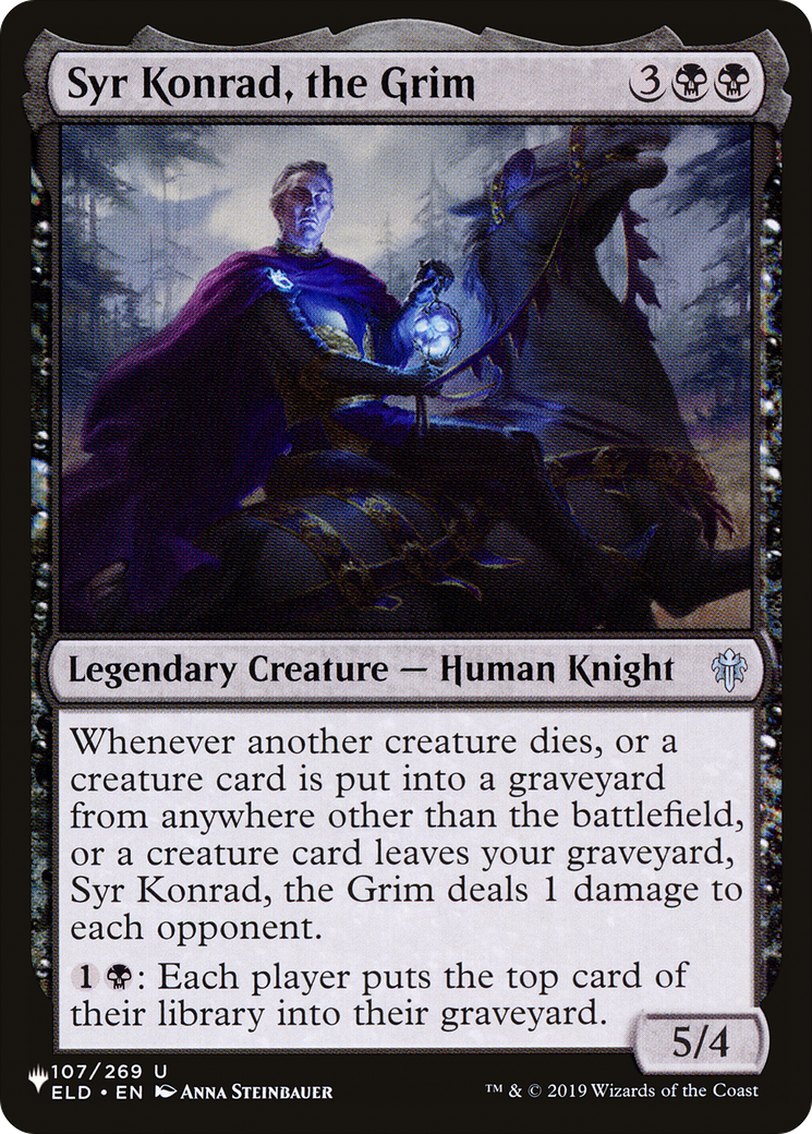 Syr Konrad, the Grim [The List]