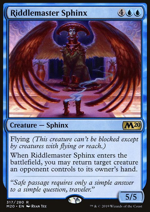 Riddlemaster Sphinx [Core Set 2020]
