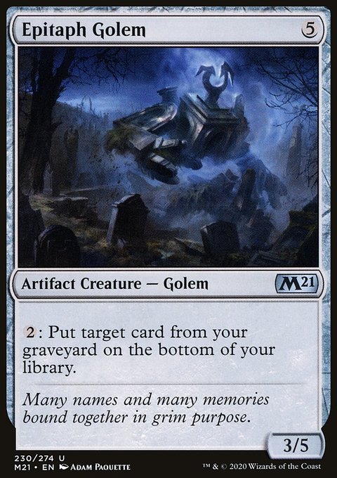 Epitaph Golem [Core Set 2021]