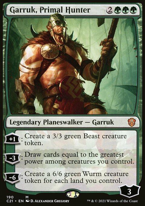 Garruk, Primal Hunter [Commander 2021]