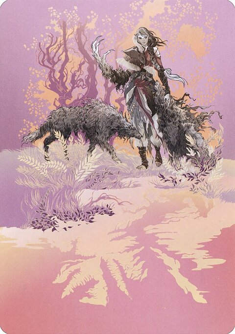 Arlinn, the Pack's Hope 2 Art Card [Innistrad: Midnight Hunt Art Series]