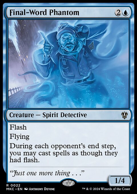 Final-Word Phantom [Murders at Karlov Manor Commander]