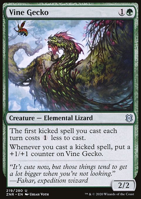 Vine Gecko [Zendikar Rising]