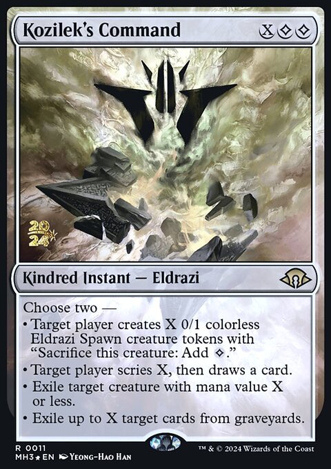 Kozilek's Command [Modern Horizons 3 Prerelease Promos]