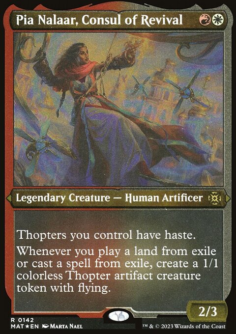 Pia Nalaar, Consul of Revival (Foil Etched) [March of the Machine: The Aftermath]