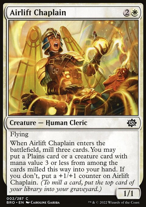 Airlift Chaplain [The Brothers' War]