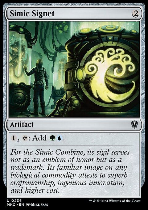 Simic Signet [Murders at Karlov Manor Commander]