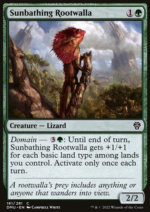 Sunbathing Rootwalla [Dominaria United]
