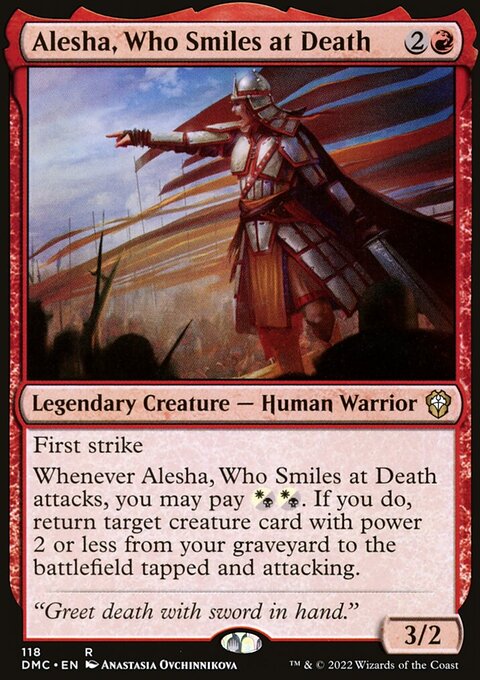 Alesha, Who Smiles at Death [Dominaria United Commander]