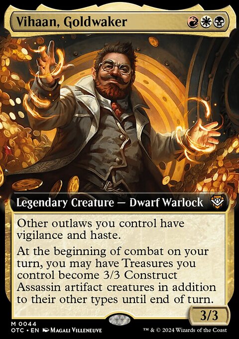 Vihaan, Goldwaker (Extended Art) [Outlaws of Thunder Junction Commander]