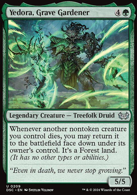 Yedora, Grave Gardener [Duskmourn: House of Horror Commander]