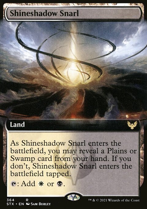 Shineshadow Snarl (Extended Art) [Strixhaven: School of Mages]