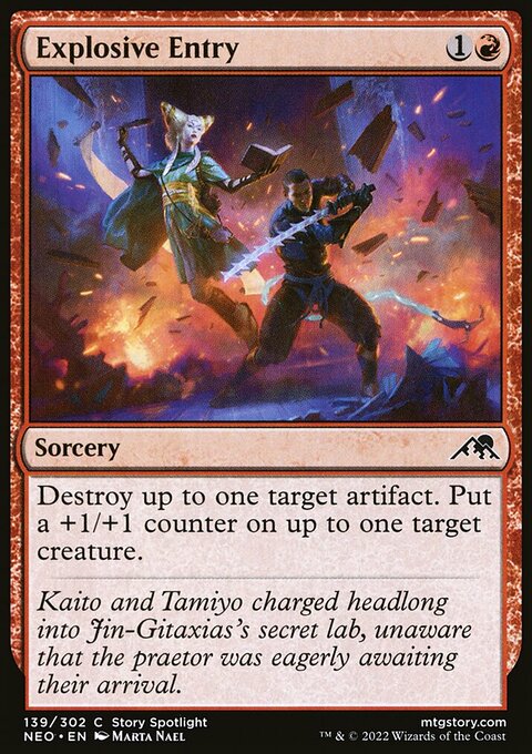 Explosive Entry [Kamigawa: Neon Dynasty]