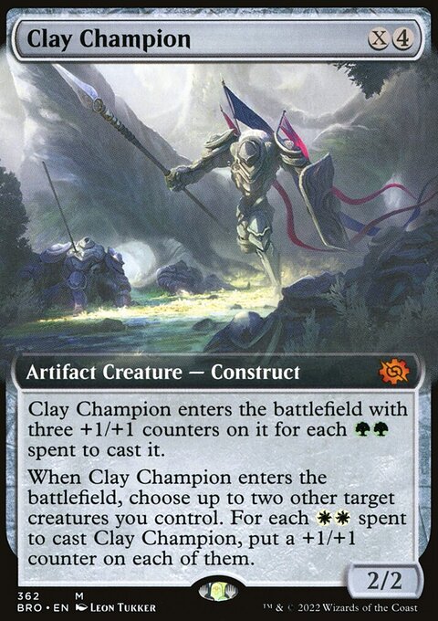 Clay Champion (Extended Art) [The Brothers' War]