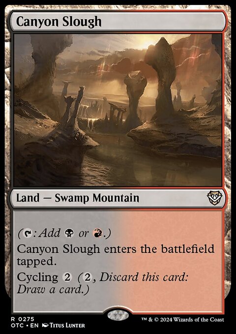 Canyon Slough [Outlaws of Thunder Junction Commander]