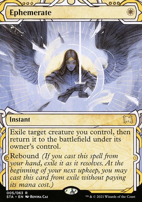 Ephemerate (Foil Etched) [Strixhaven: School of Mages Mystical Archive]